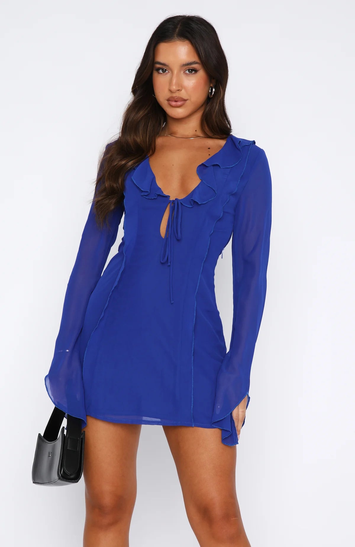 Take Me Away Mini Dress - Blue